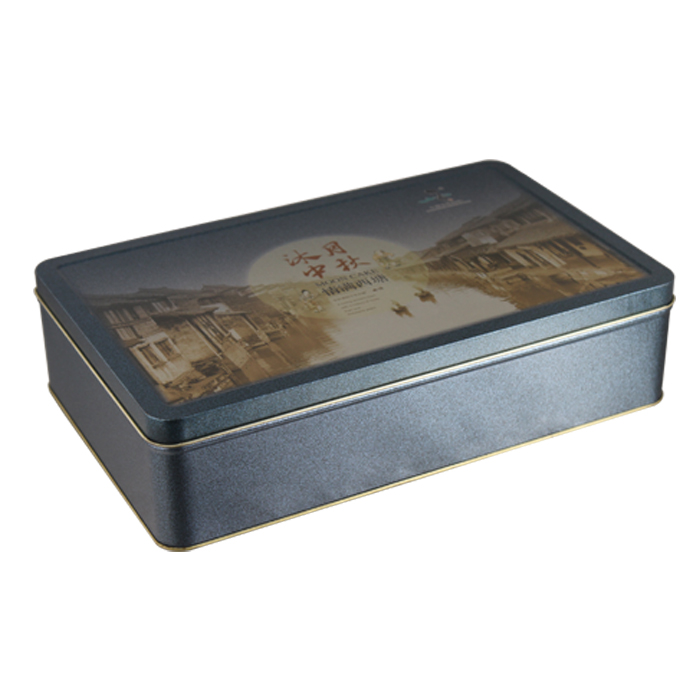 rectangular coffee tin box