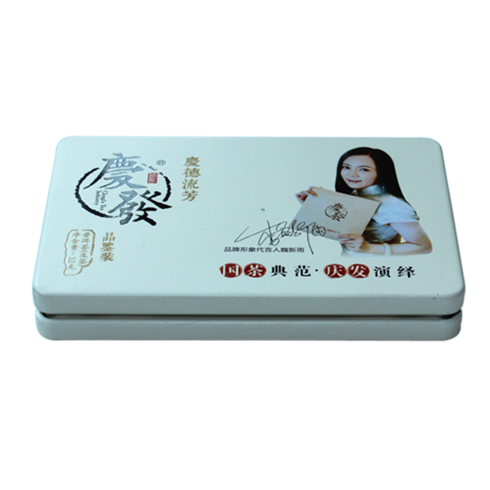 rectangle tea tin cases