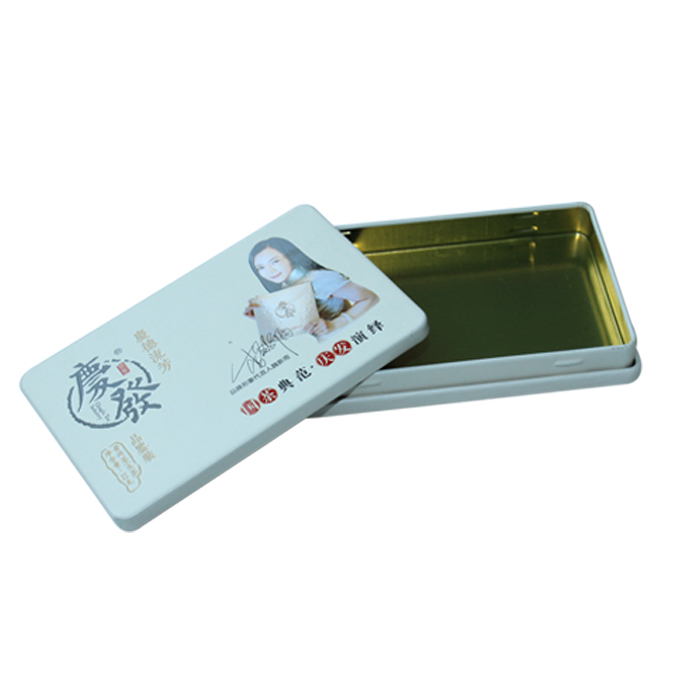 rectangle tea tin cases