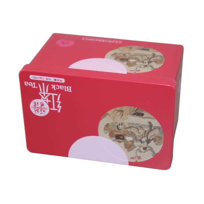 custom black tea tins