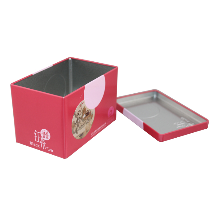 custom black tea tins