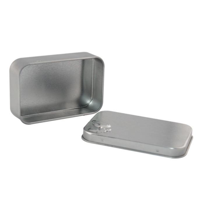 silver mint tin box