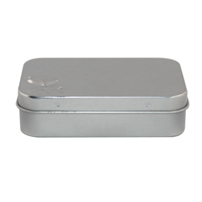 silver mint tin box