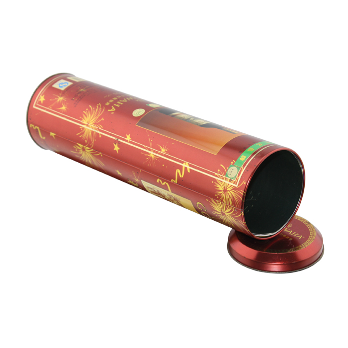 Hot sale round wine tins