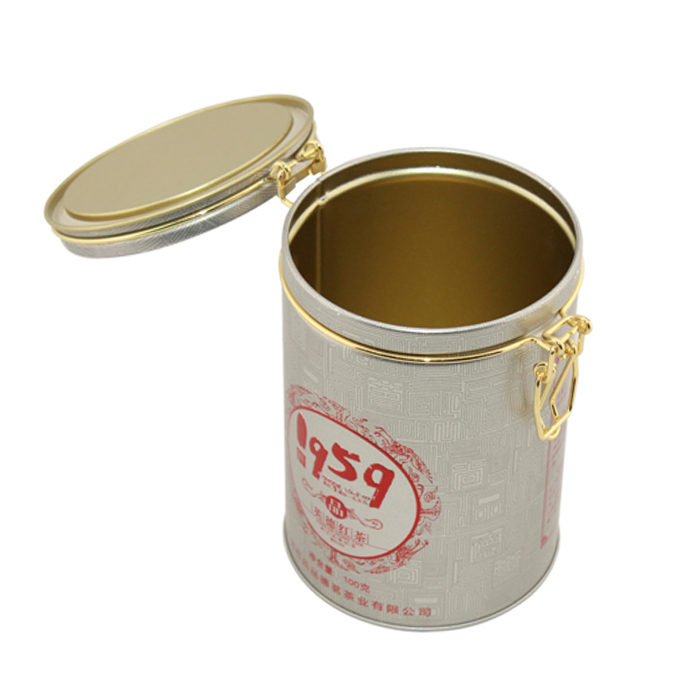 round buckle tea can