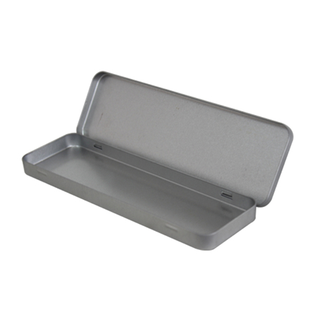 pencil tin box with hinges