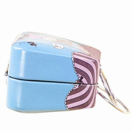 mint decorative storage tin box