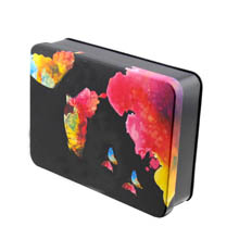 rectangular tin box for cosmetic packaging