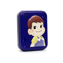 delicate click clack tin metal box