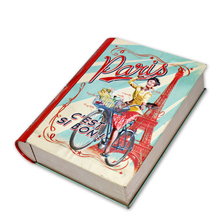book shape tin box