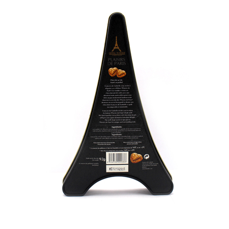 tower shape chololate tin box