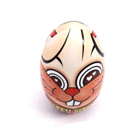egg shape chololate tins