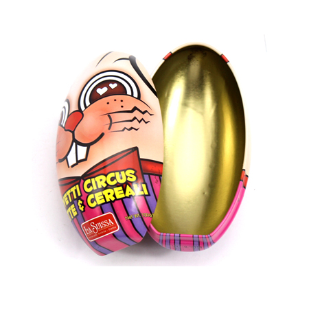 egg shape chololate tins