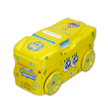 carton shape coin tins