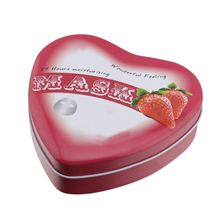 heart shape metal sugar box
