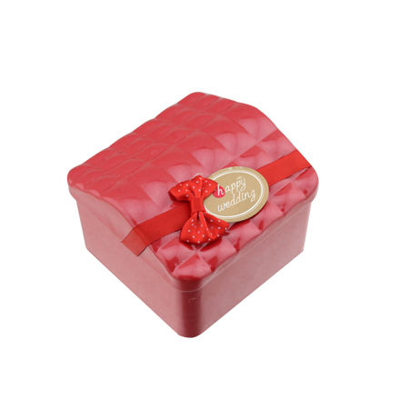 house shape designer metal tins