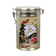 metal tin box with hinge for foods packaging