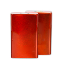 tea can tin with hinged