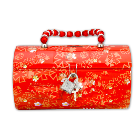 coin saving box with lock