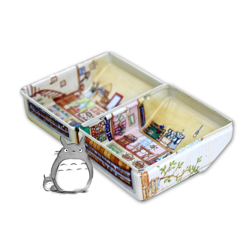 house shape gift tin box