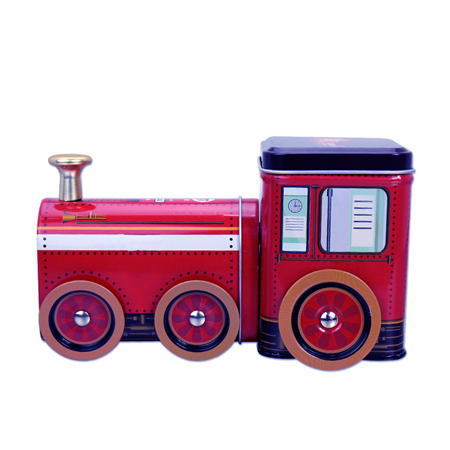 train shape candy tins