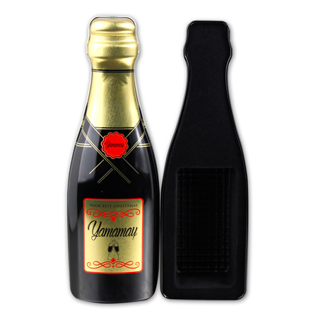 wine shape tins