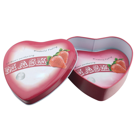 heart shape metal sugar box