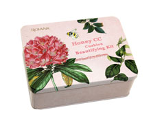 Customized Cosmetic Tin Box Embossed