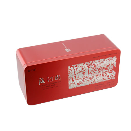 450g caja de lata de té negro