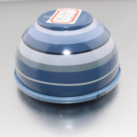 caja de lata vela forma de tazón