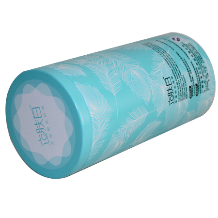 cuidado de la piel del paquete de estaño producto