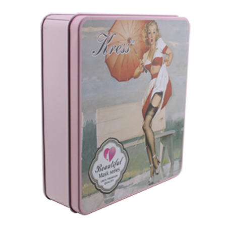 Máscara embalaje latas