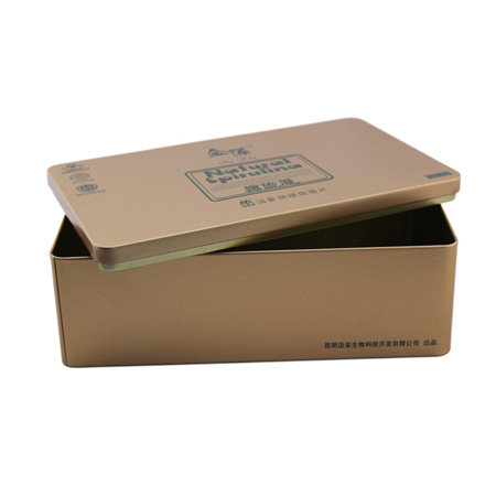 latas de productos de estaño de atención de salud