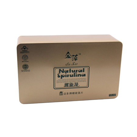 latas de productos de estaño de atención de salud