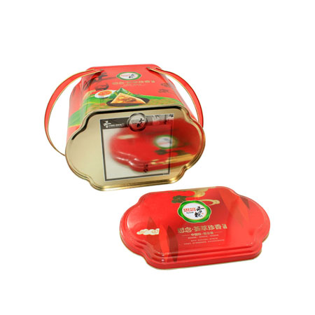 Caja de lata Bisciut con mango