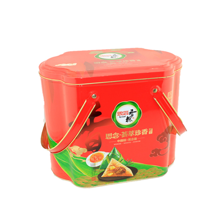 Caja de lata Bisciut con mango