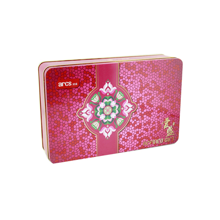 cajas de hojalata dulces rectangular