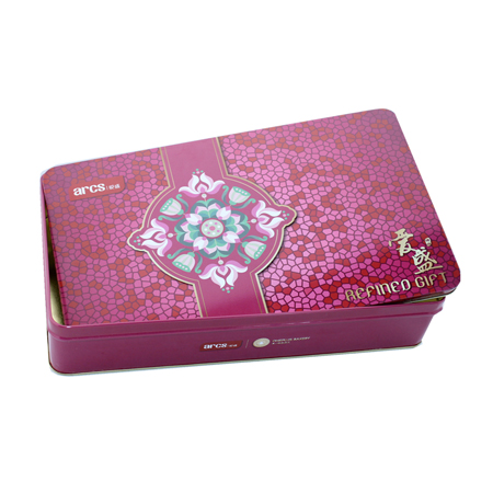 cajas de hojalata dulces rectangular