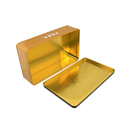 caja de la lata de café rectangular