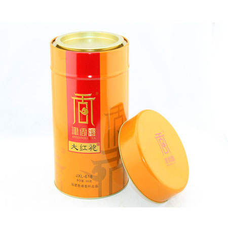 latas de embalaje de té de la forma redonda