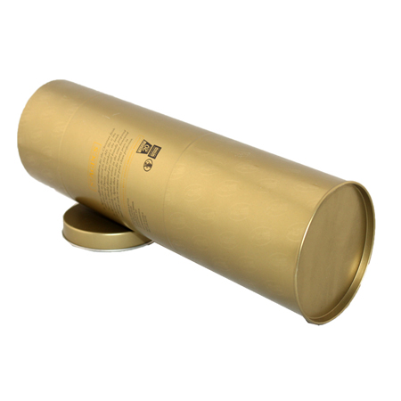 latas cilíndricas de vino de uva