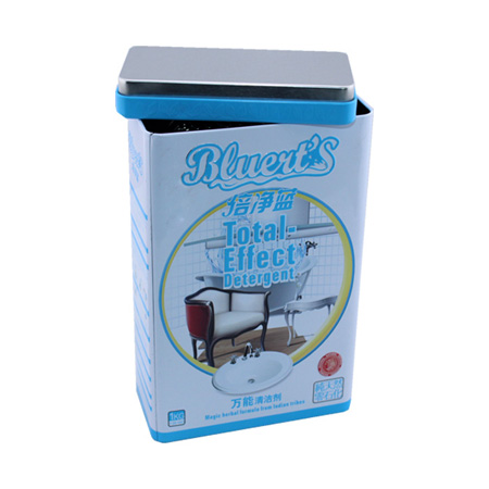 latas de productos de limpieza del hogar