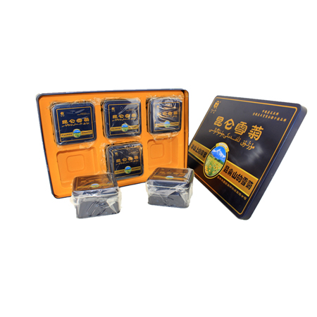 latas de té herméticos vacías