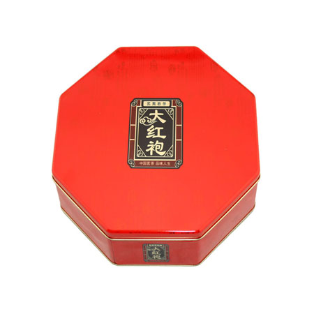 caja de forma estaño polígono dulces