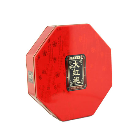 caja de forma estaño polígono dulces