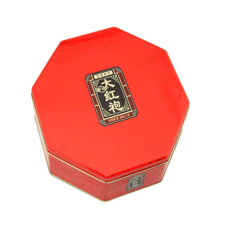 caja de forma estaño polígono dulces