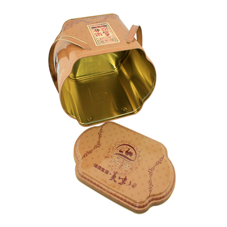 cubo cajas de hojalata dulces