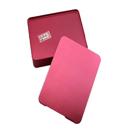 cosméticos del metal de la caja de lata