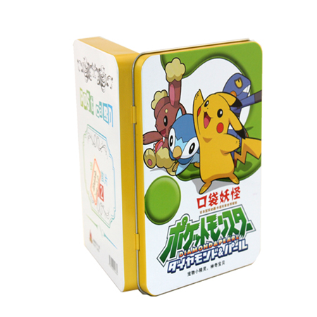 juego rectangular caja de la lata