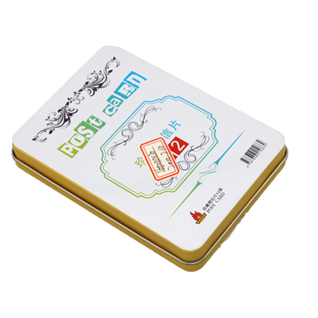 juego rectangular caja de la lata